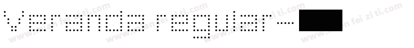 Veranda regular字体转换